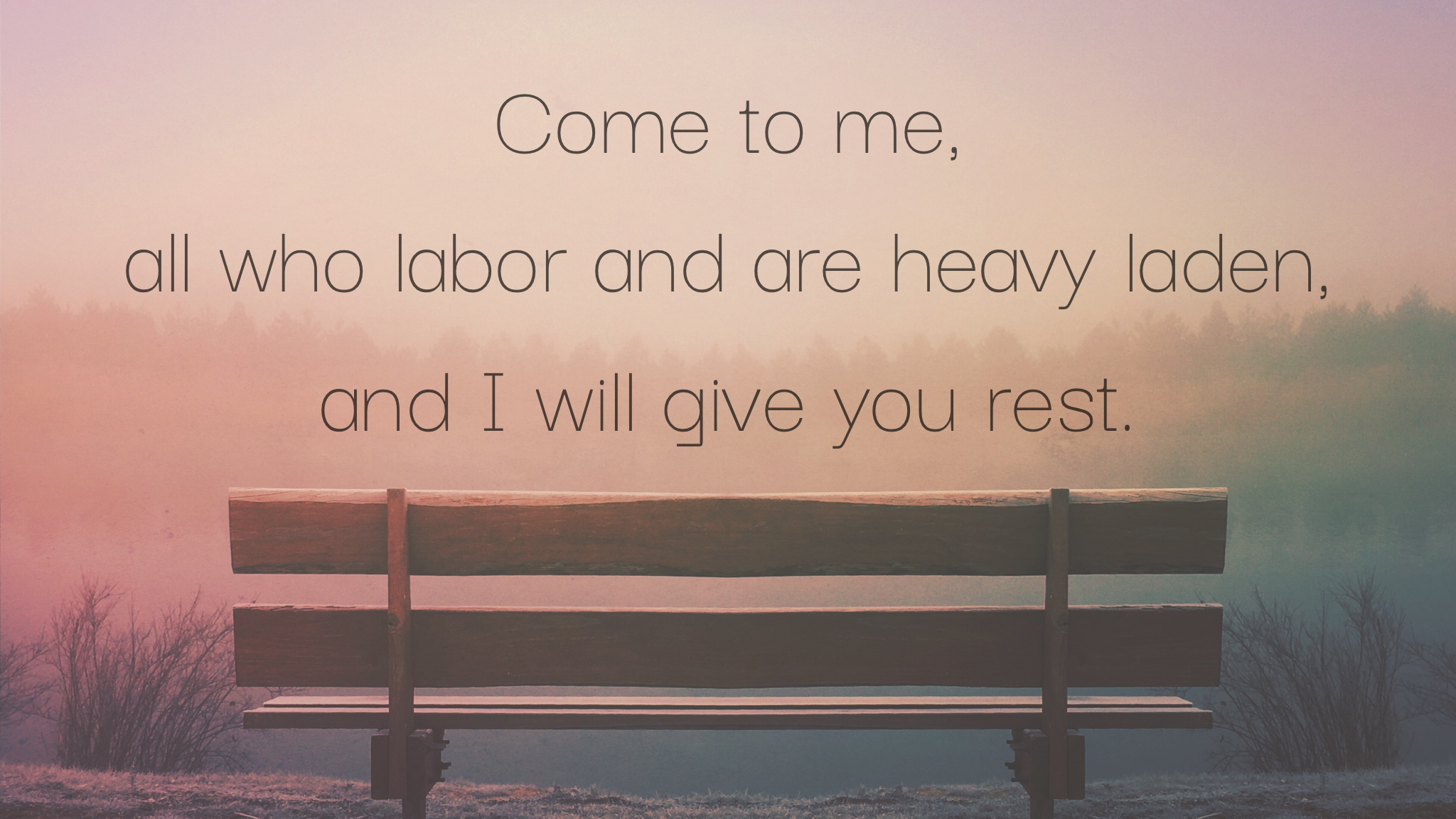 Rest in the Sufficiency of Christ
